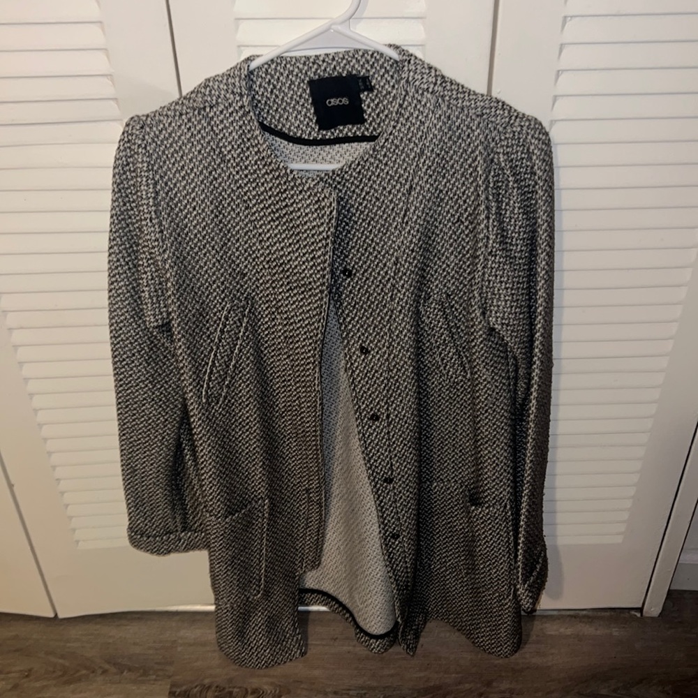 ASOS Women Button Down Wool Jacket